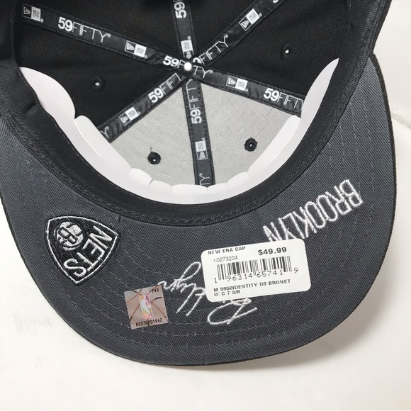 Brooklyn Nets Identity D3 59Fifty Fitted Hat - Picture 6 of 6
